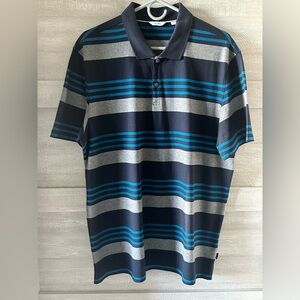 Calvin Klein Men’s Striped Polo - Size Large